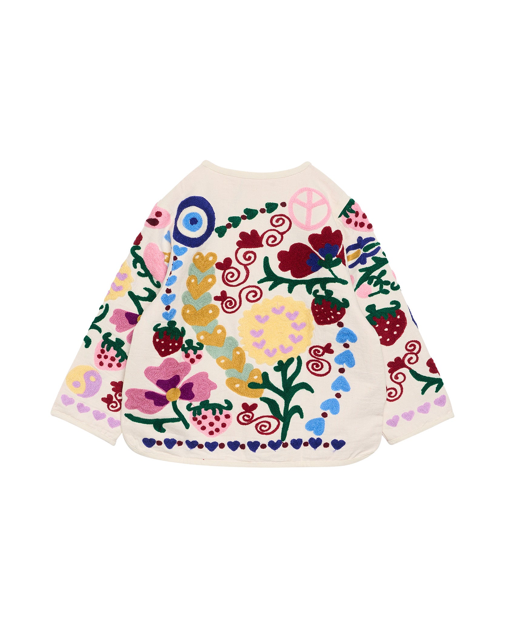 White Rose Suzani mini