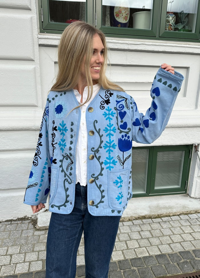 Sissel Edelbo Maggie Suzani Love Jacket Blue