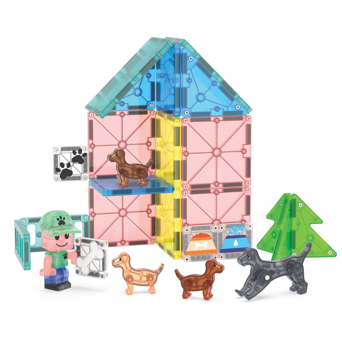 Magnetische tegels puppy park 27st.