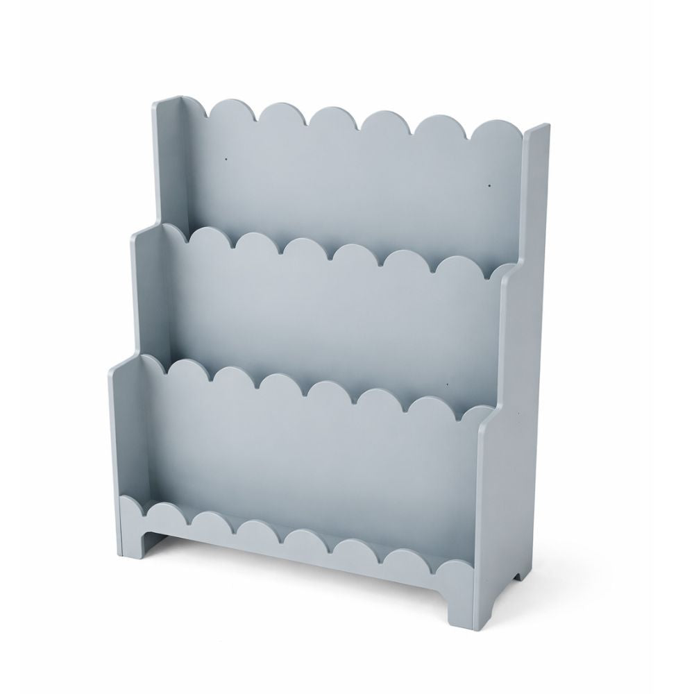 Boekenrek vintage ice blue grey