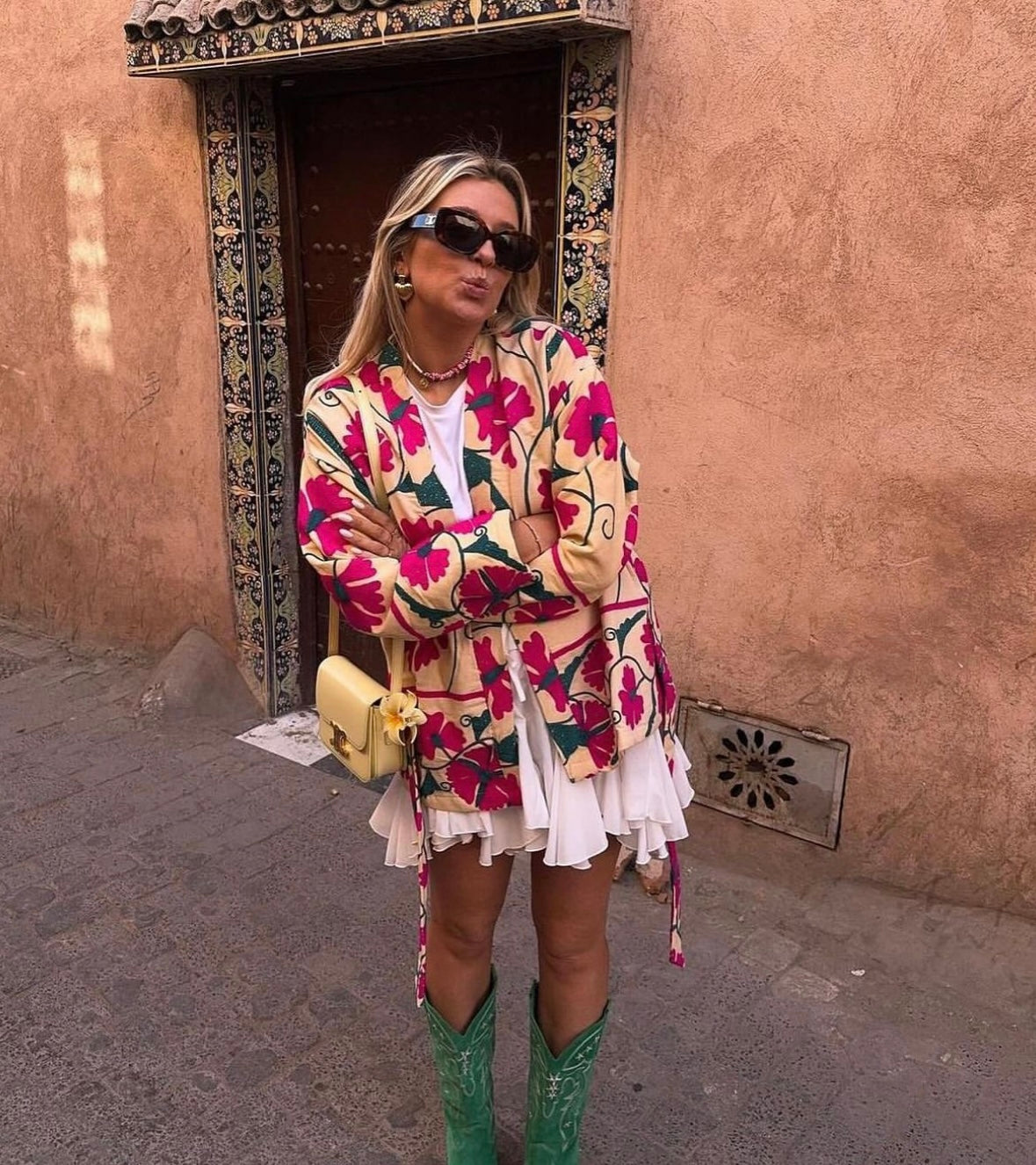 Marlene Suzani Jacket Suzy Bright Pink Sissel Eldelbo lifestyle.