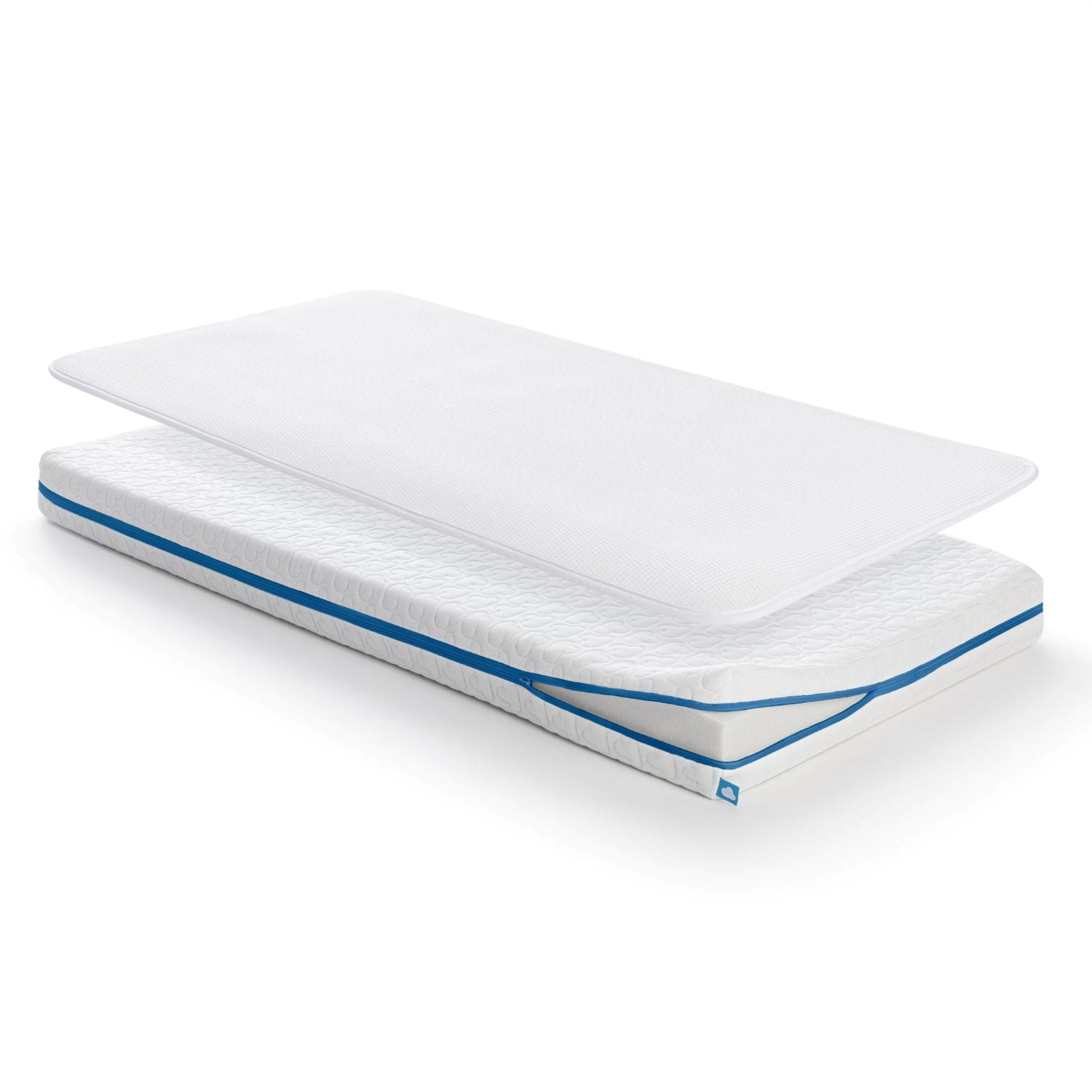 Voorzijde Matras ledikant inc matrasbeschermer 120 x 60