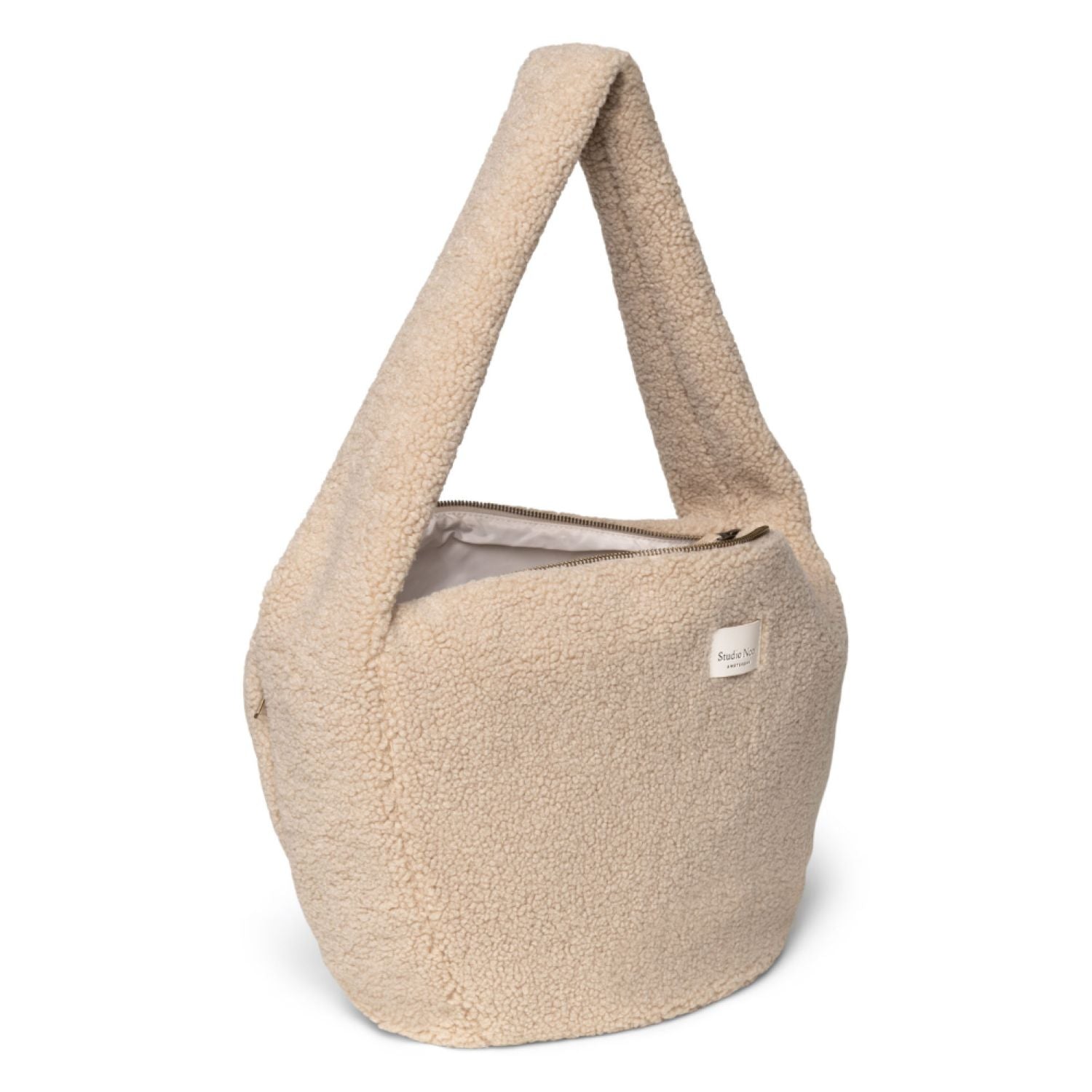 Mom cross body teddy tas studio noos zijkant