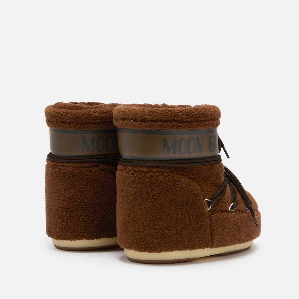 Moon boot bruin fleece laag