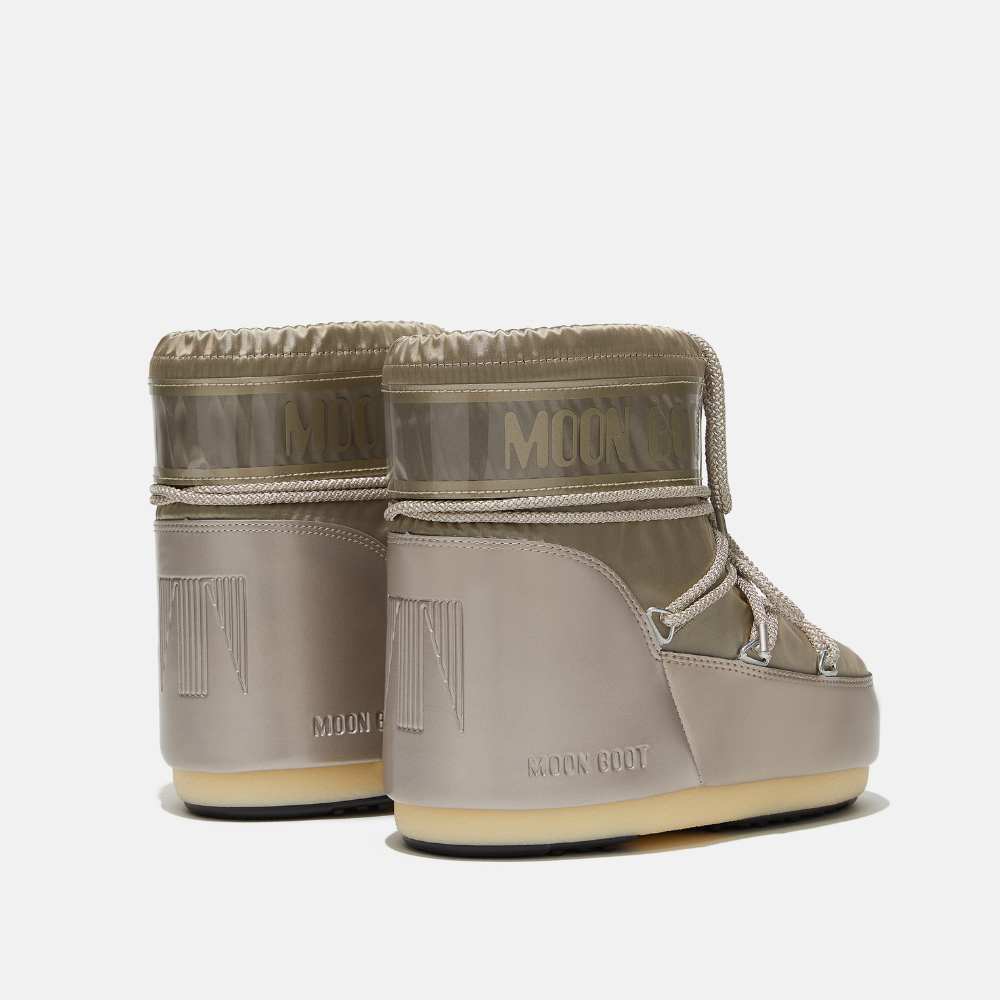 Moon boot platinum glans laag
