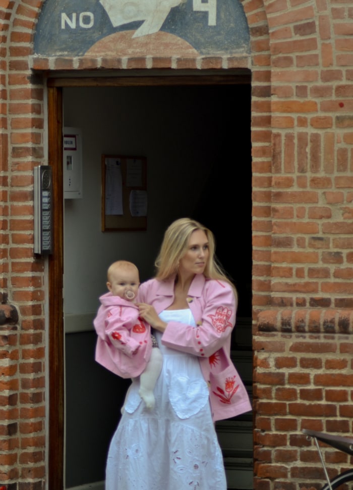 My Organic Cotton Jacket Rose Sissel Eldebo lifestyle 4.