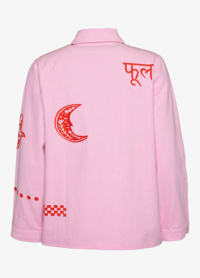 My Organic Cotton Jacket Rose Sissel Eldebo achterzijde.