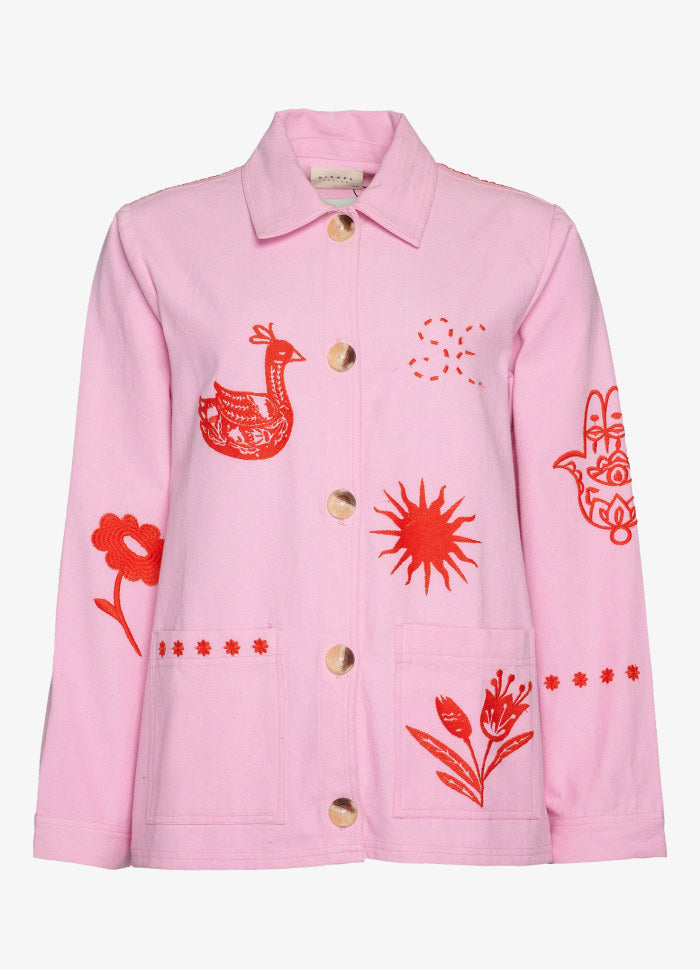My Organic Cotton Jacket Rose Sissel Eldebo voorzijde.