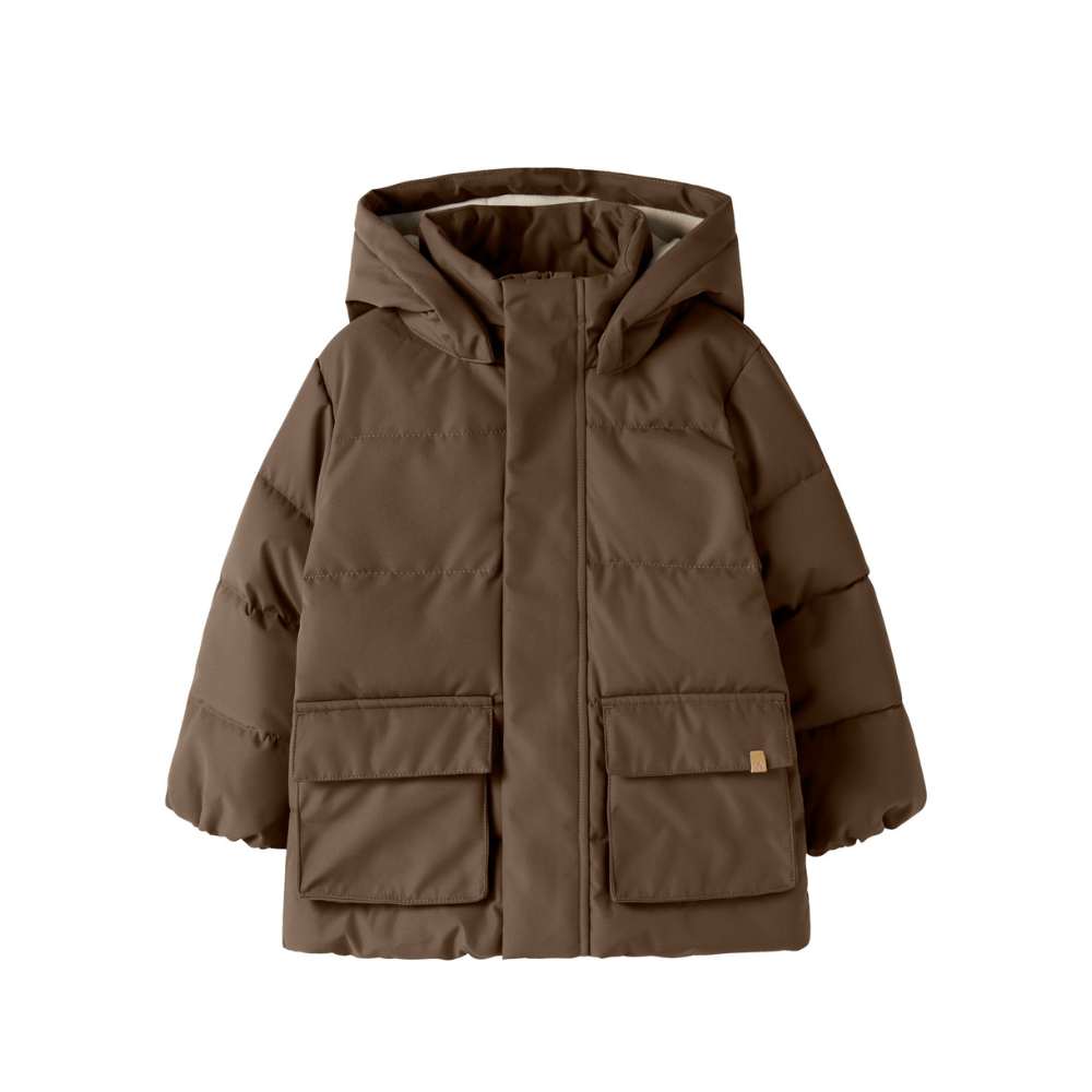 Jas puffer bruin