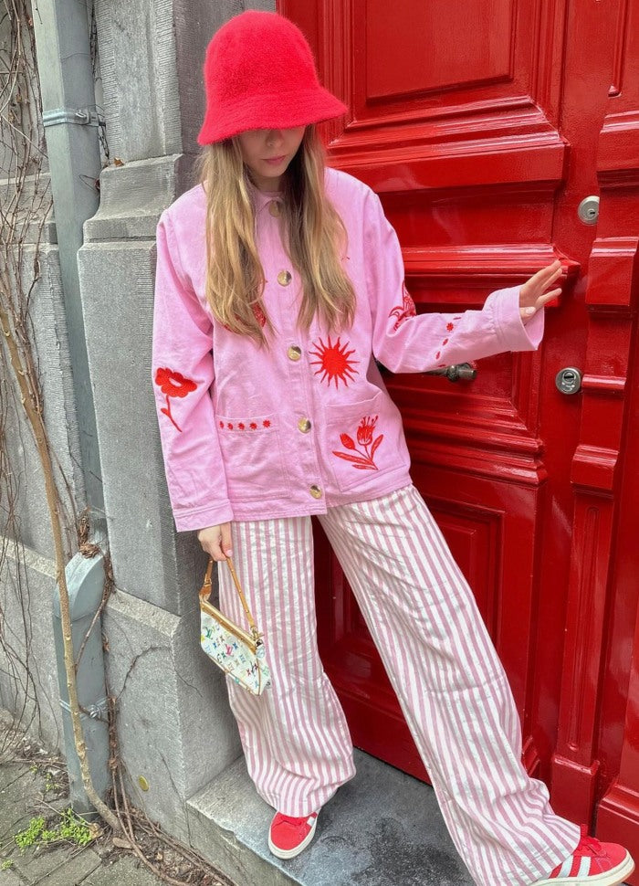 Organic cotton jacket rose 2.