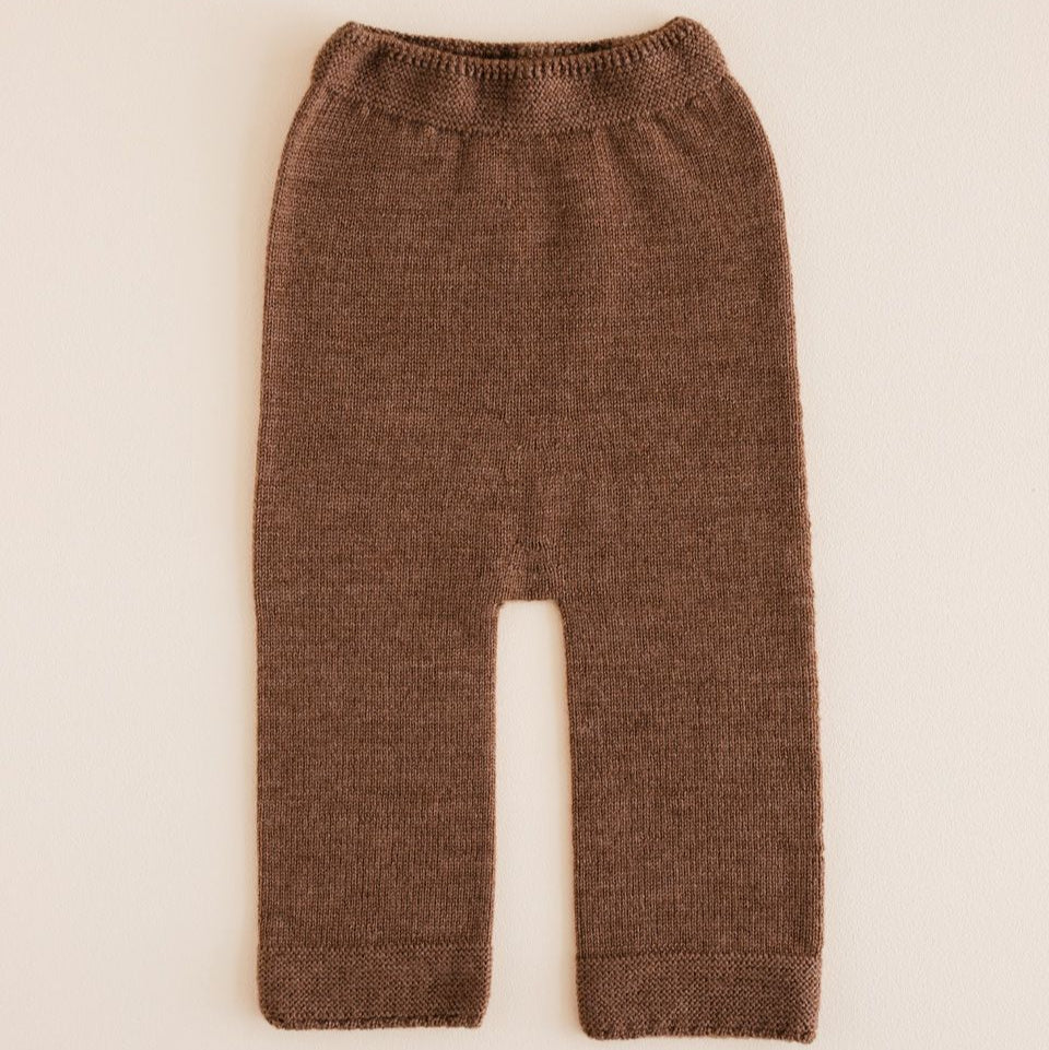 Voorzijde Pants guido mocha Hvid