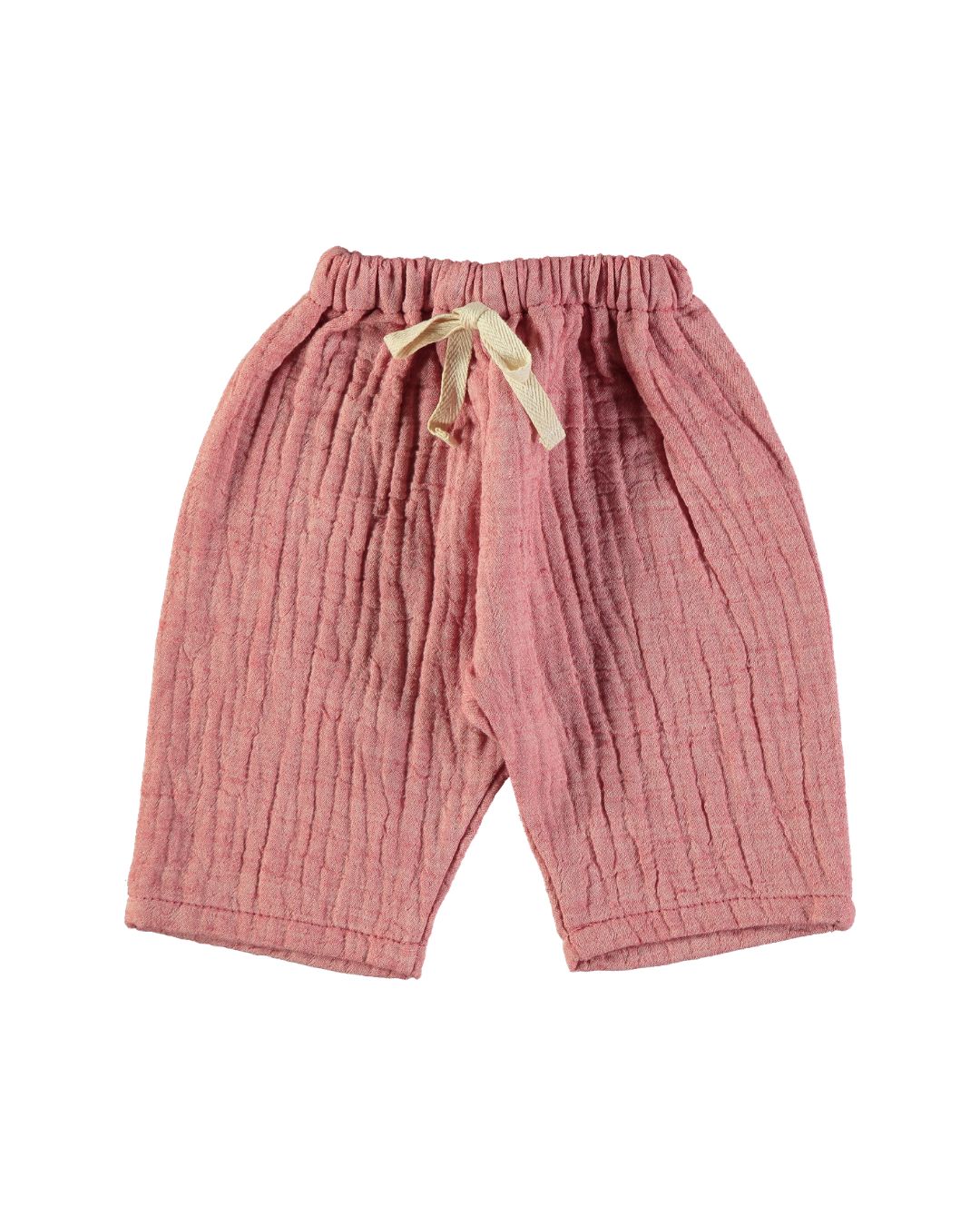 Linnen broek rood melange