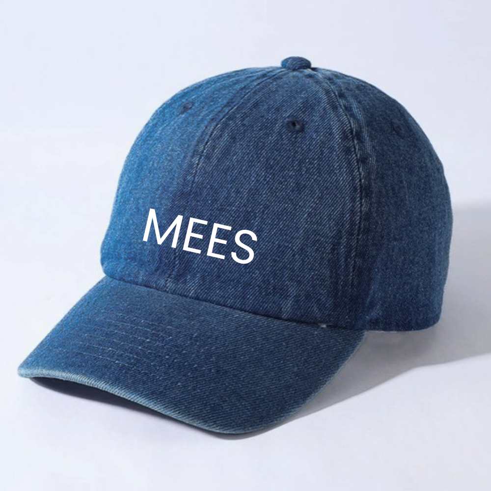 Petje gepersonaliseerd kids dark denim