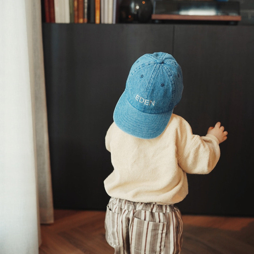 Petje gepersonaliseerde kids denim