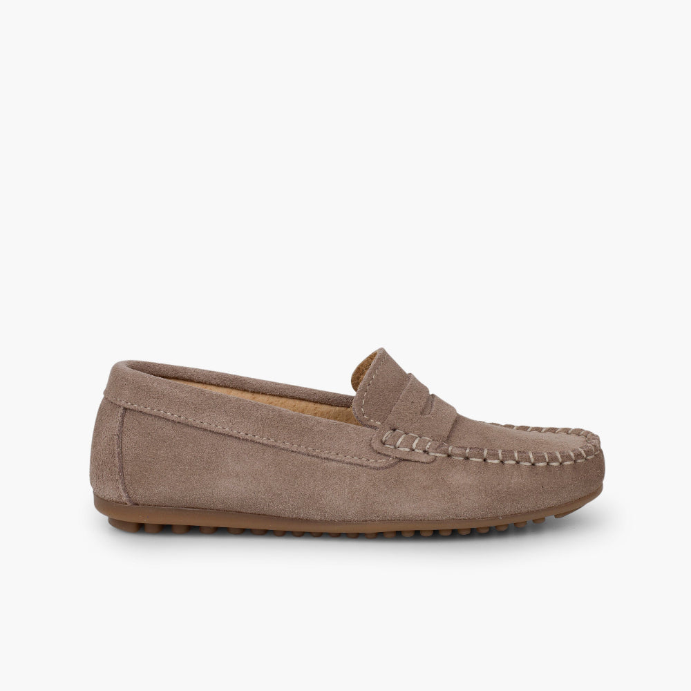 Loafers taupe