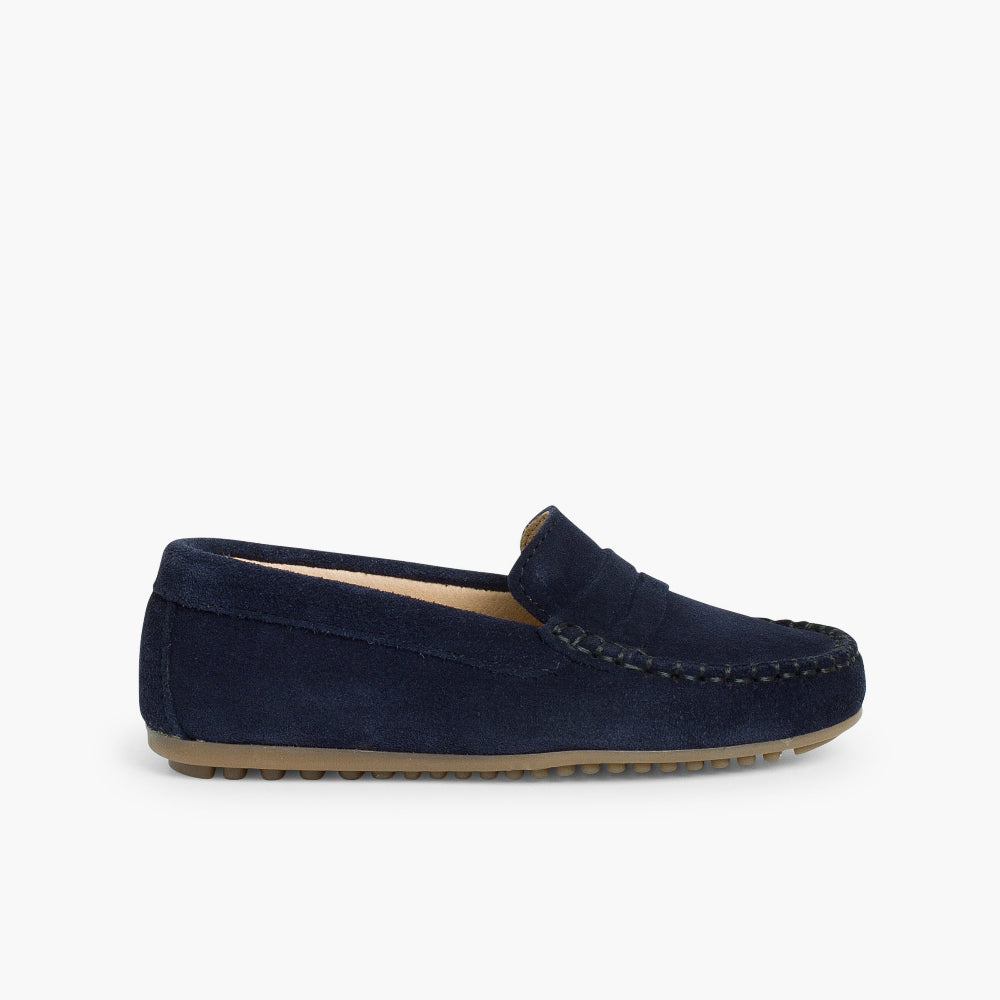 Loafers navy blue