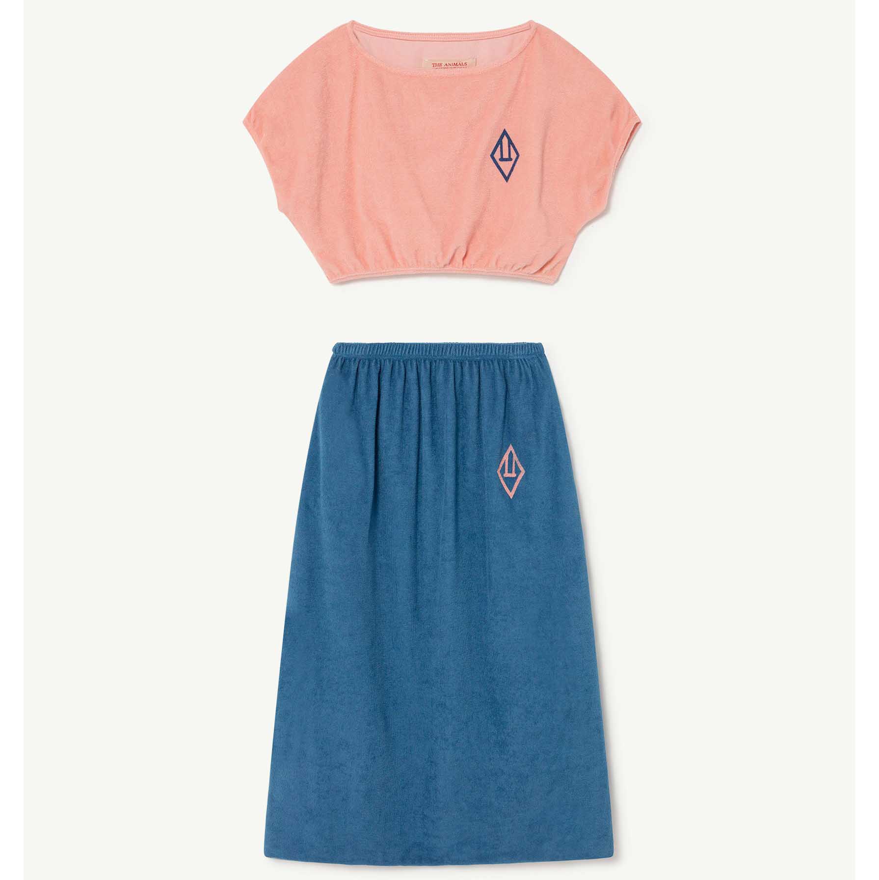The Animals Observatory HORSEFLY KIDS DRESS Pink Logo