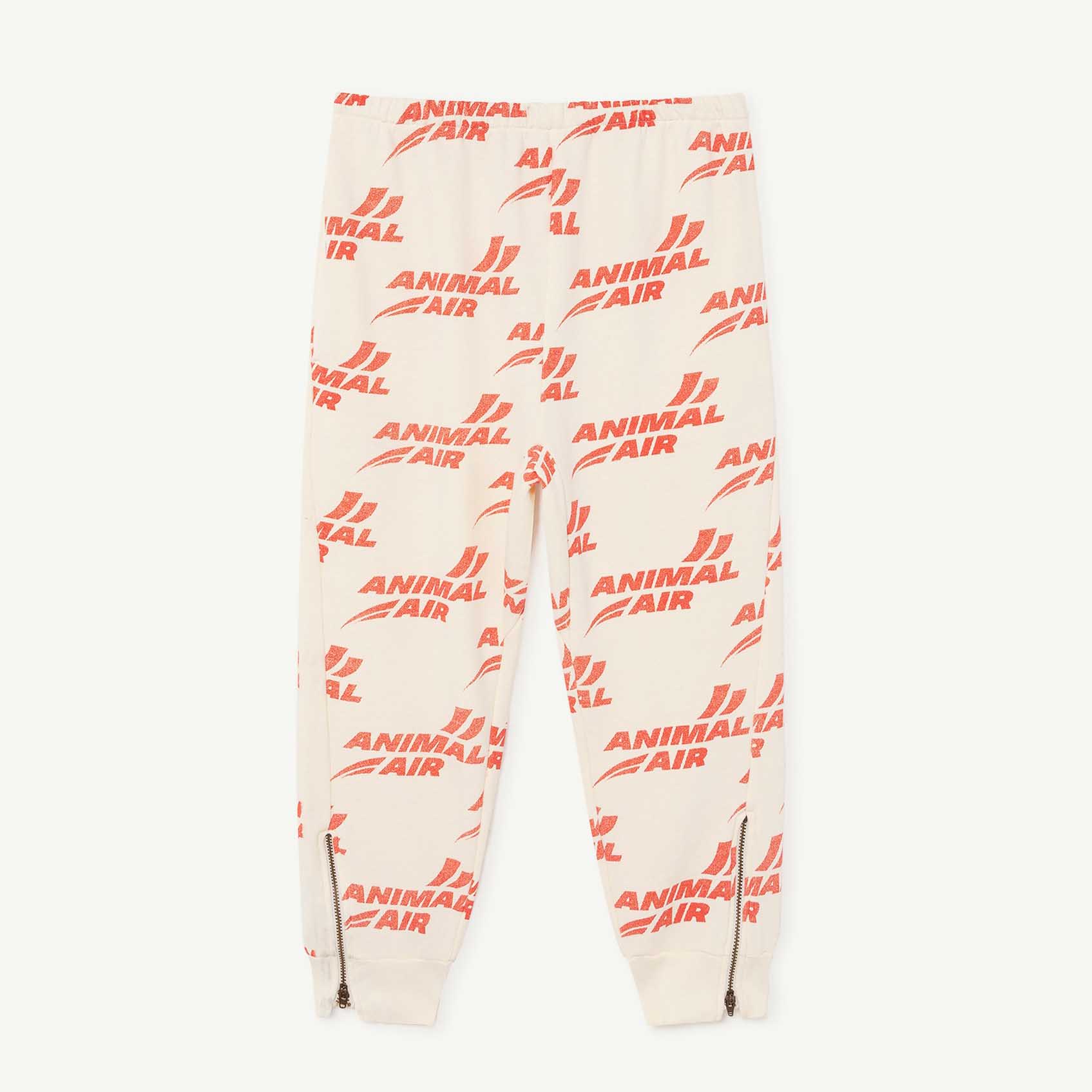 The Animals Observatory PANTHER KIDS+ PANTS White Animal Air