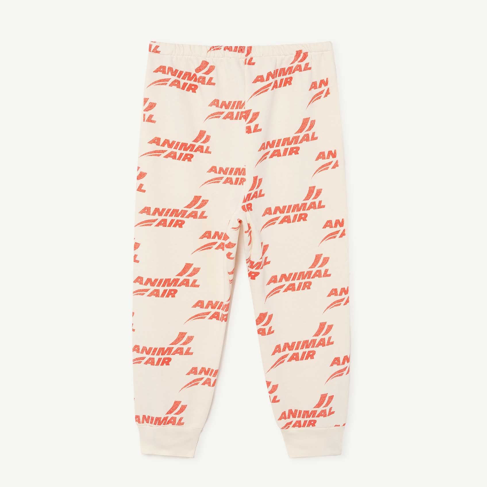 The Animals Observatory PANTHER KIDS+ PANTS White Animal Air