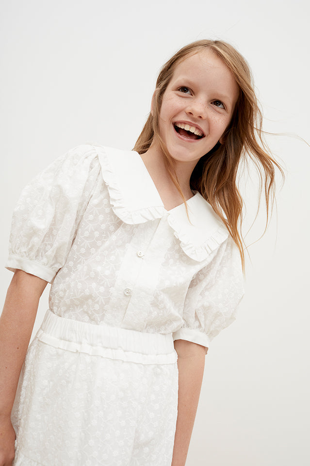 The New Society Antonella Blouse | Off White