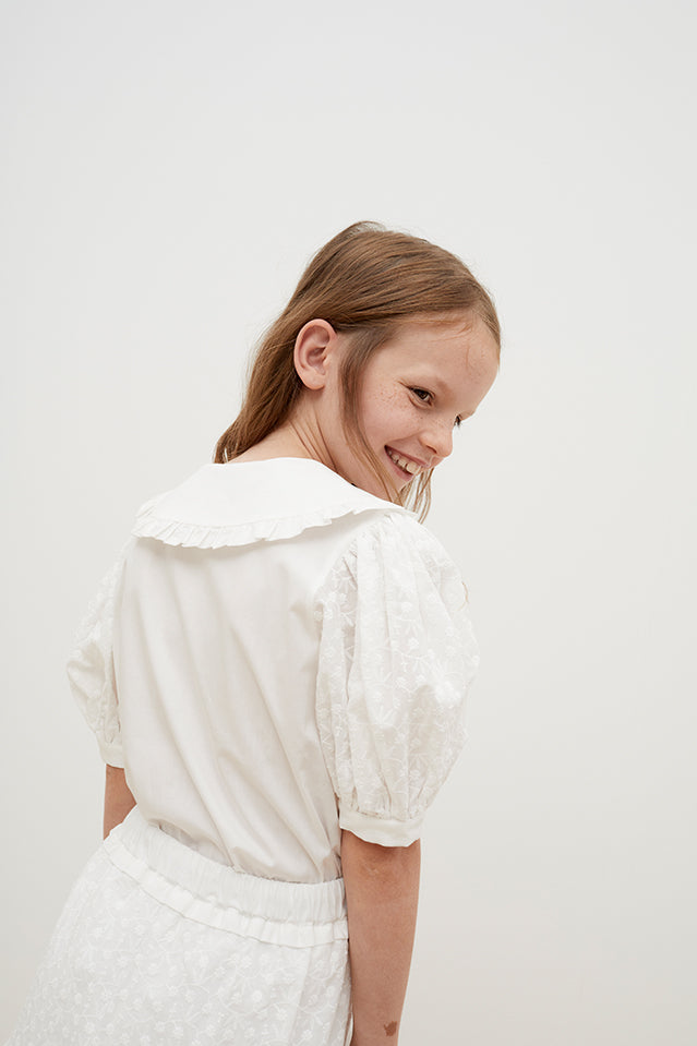 The New Society Antonella Blouse | Off White