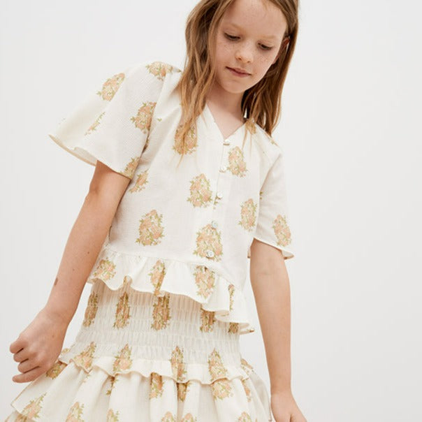 The New Society Loretta Blouse | Bucket Print