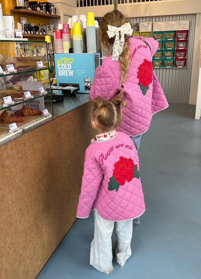 PRE-ORDER Penny mini jacket quilted cyclamen