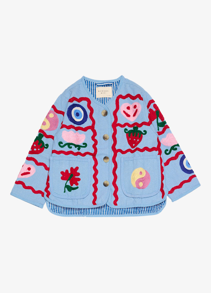 PRE-ORDER Blue Bell - Suzani Embroidery