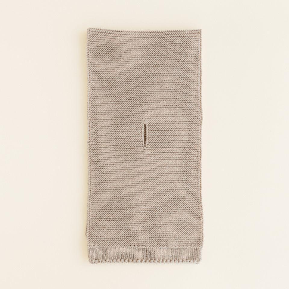 Sjaal ivo sand hvid voorzijde 2