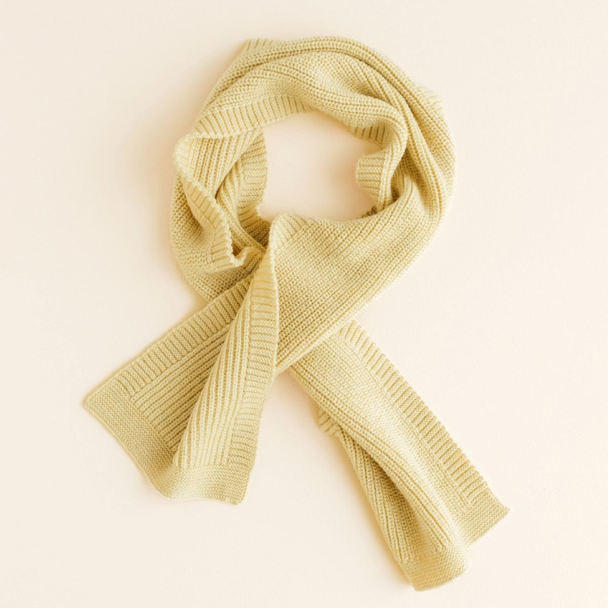 Sjaal gustave light yellow Hvid voorzijde 