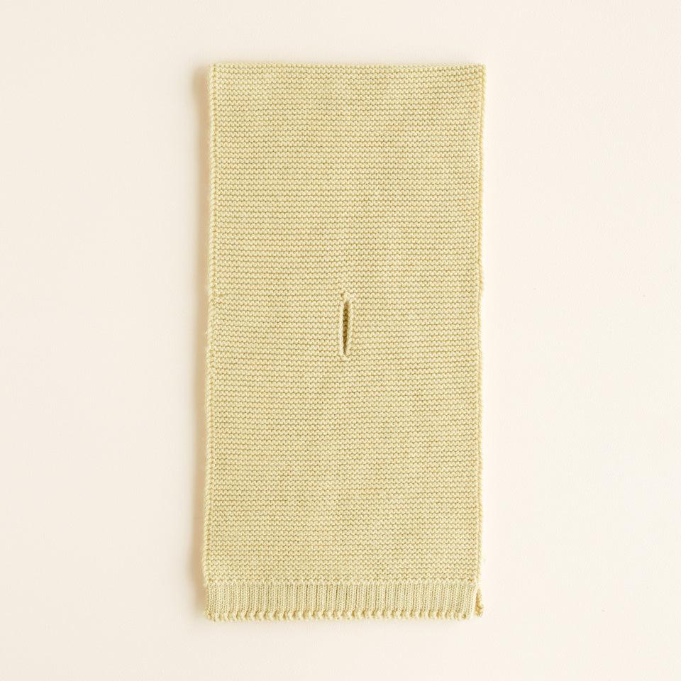 Sjaal ivo yellow light hvid voorzijde.