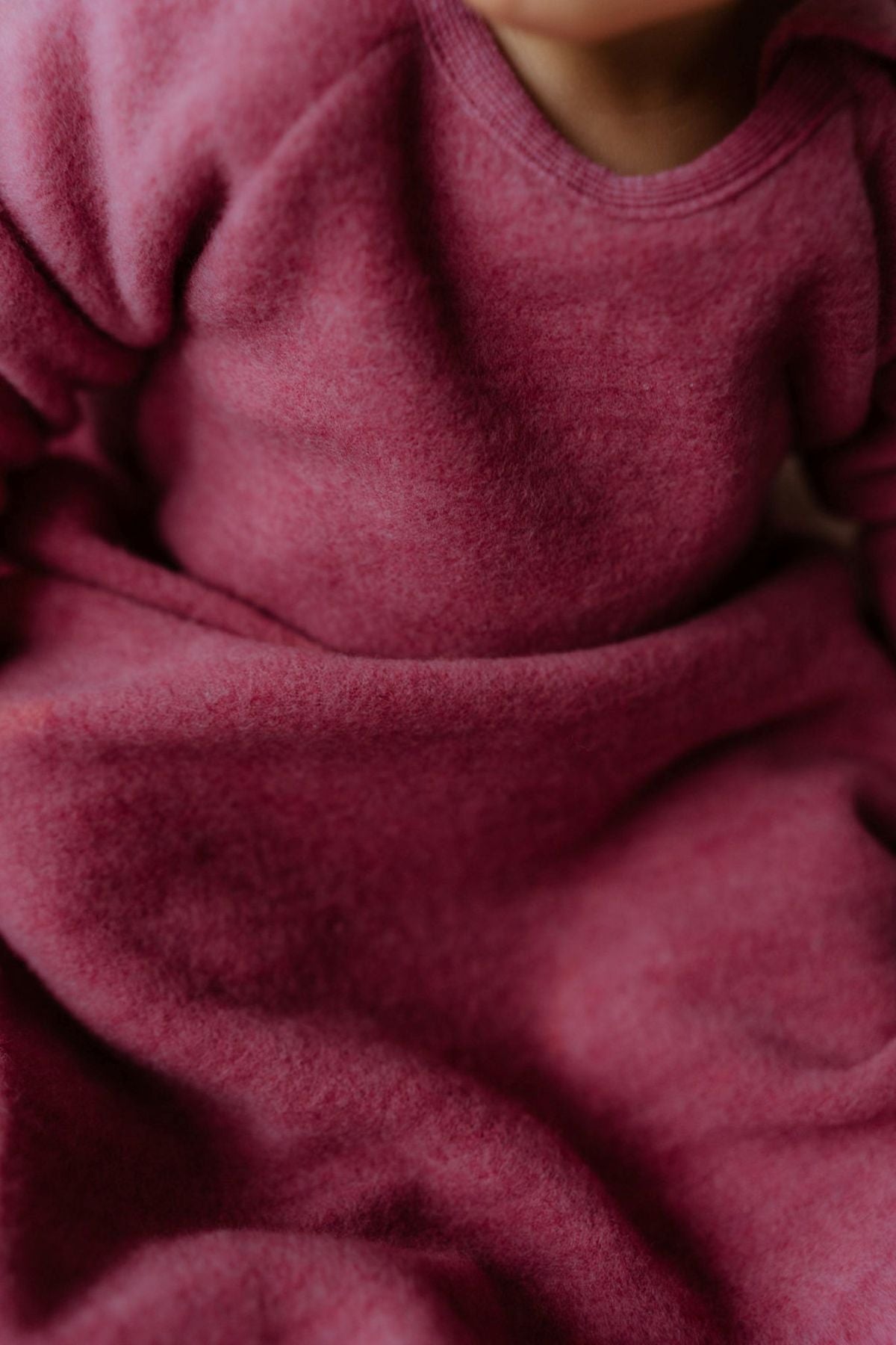 Slaapzak wolfleece malve reiff zoom in