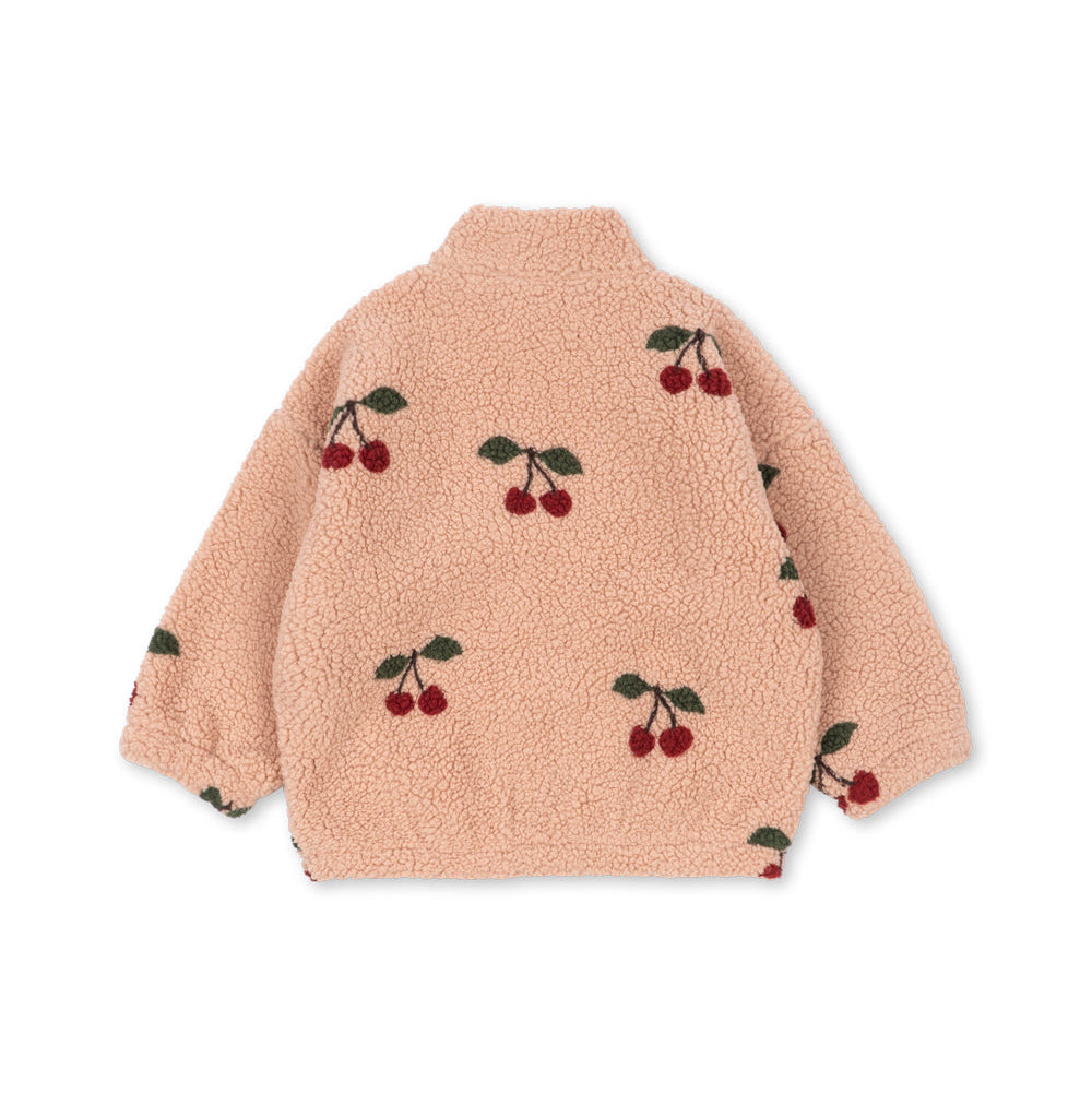 Teddy jacket cerise blush
