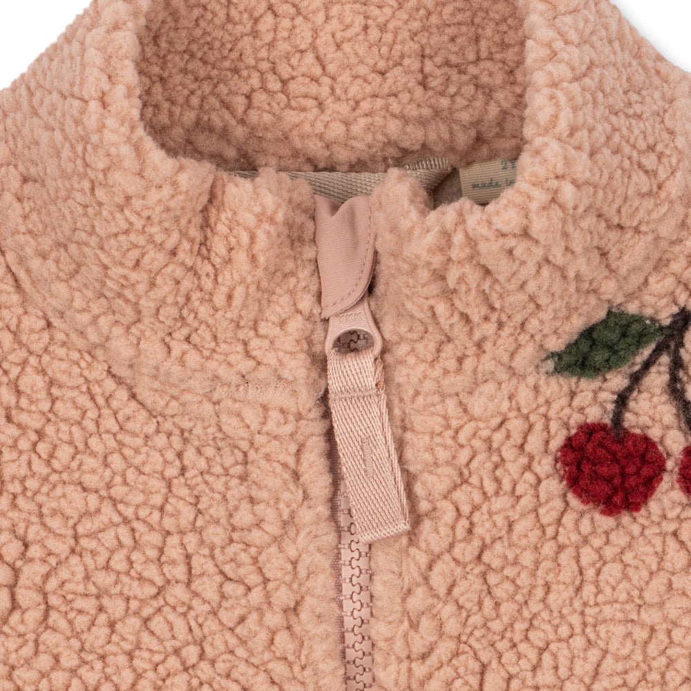 Teddy jacket cerise blush