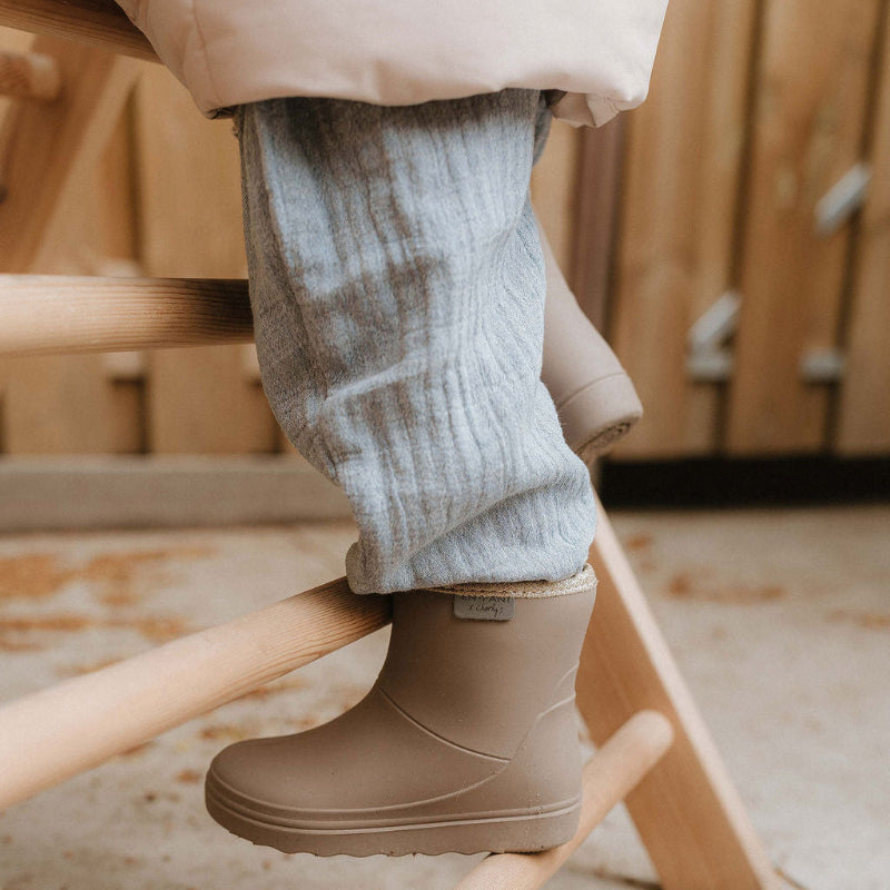 Bottes thermiques pailletées édition limitée coupe basse écorce de pin enfant