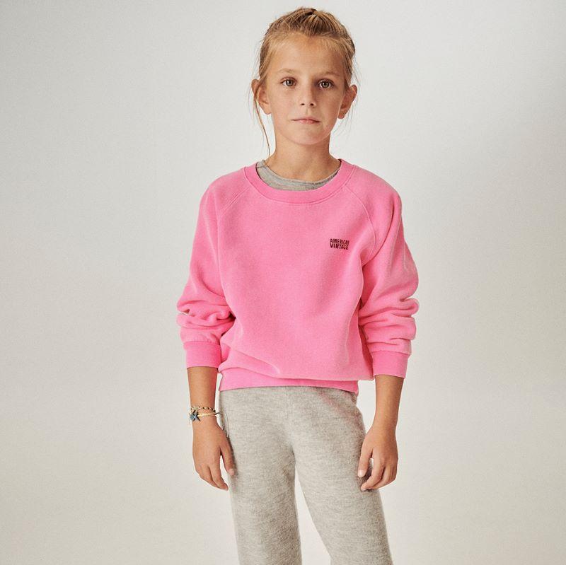 Trui rose fluo American vintage afstand 2.