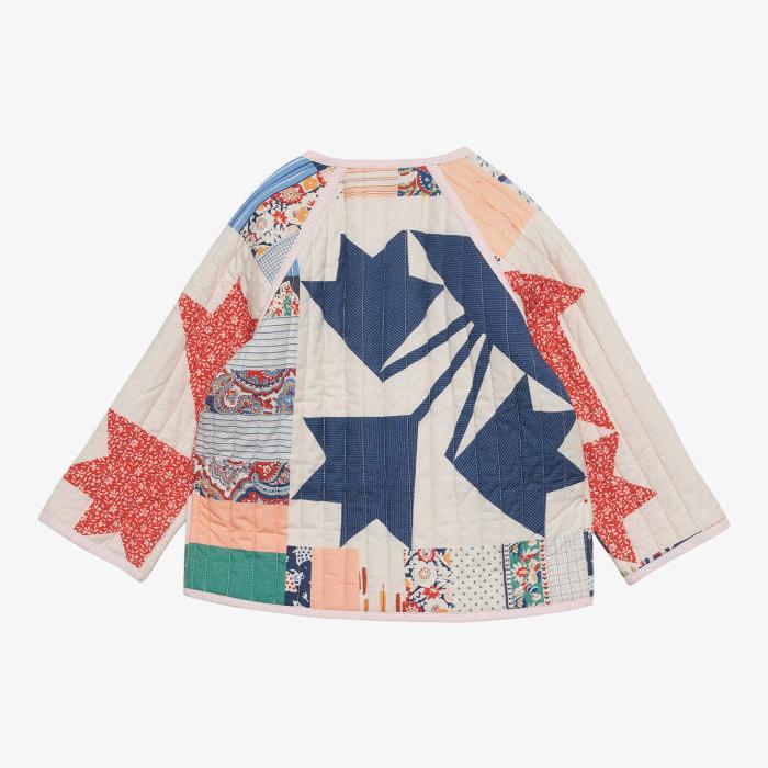 Vega MINI Jacket Flower Patchwork Sissel Eldelbo achterzijde