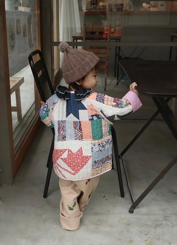 Vega MINI Jacket Flower Patchwork Sissel Eldelbo lifestyle 3