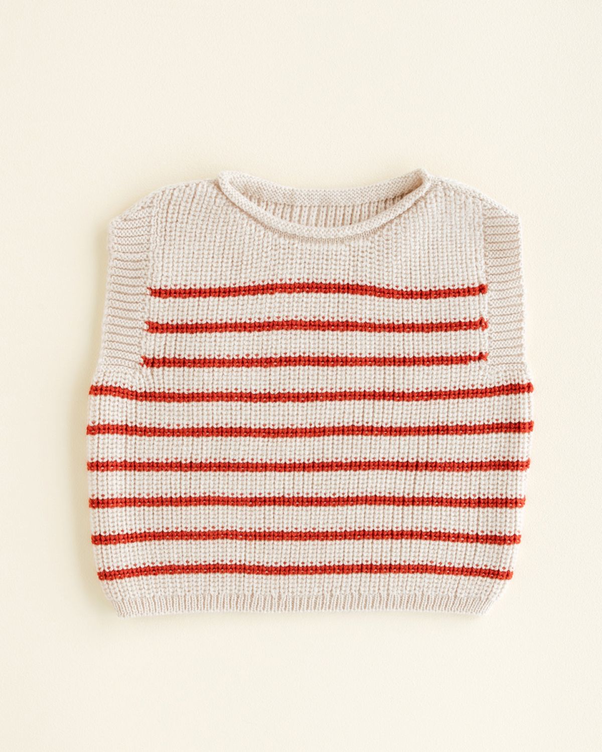 Vest harvey baby cream red