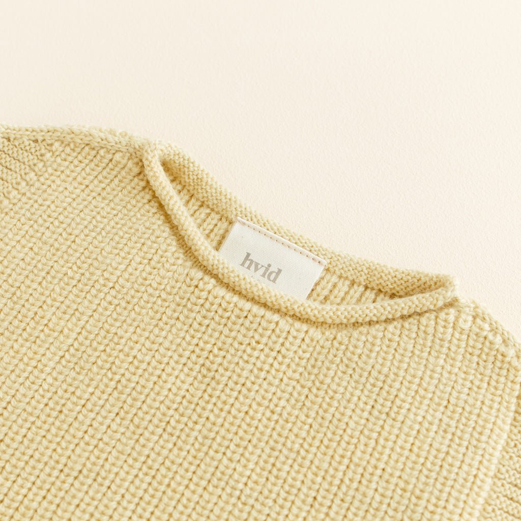 Vest harvey baby light yellow Hvid.