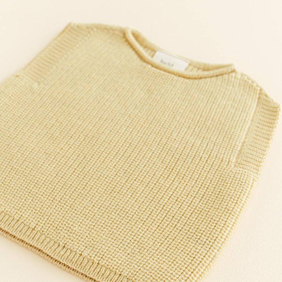 Vest harvey baby light yellow Hvid.