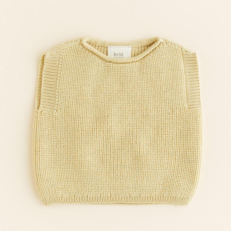 Vest harvey baby light yellow Hvid.