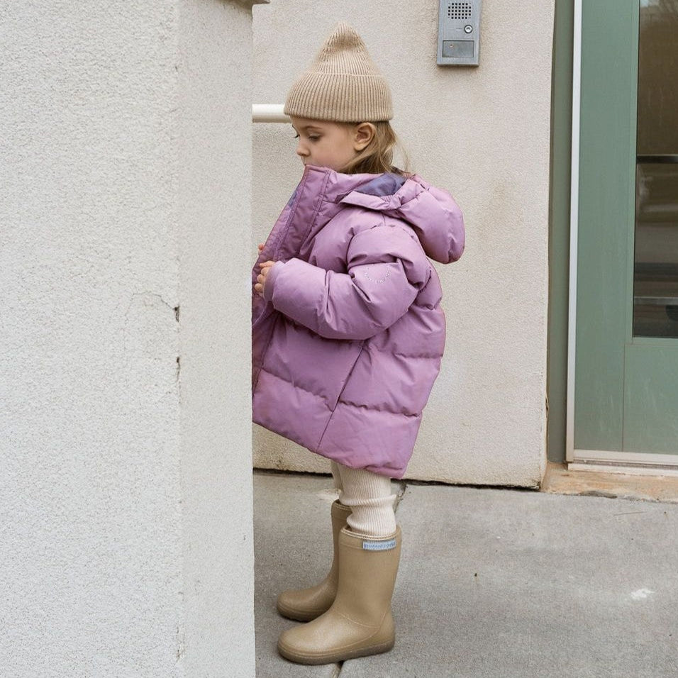 Winterjas lavender enfant