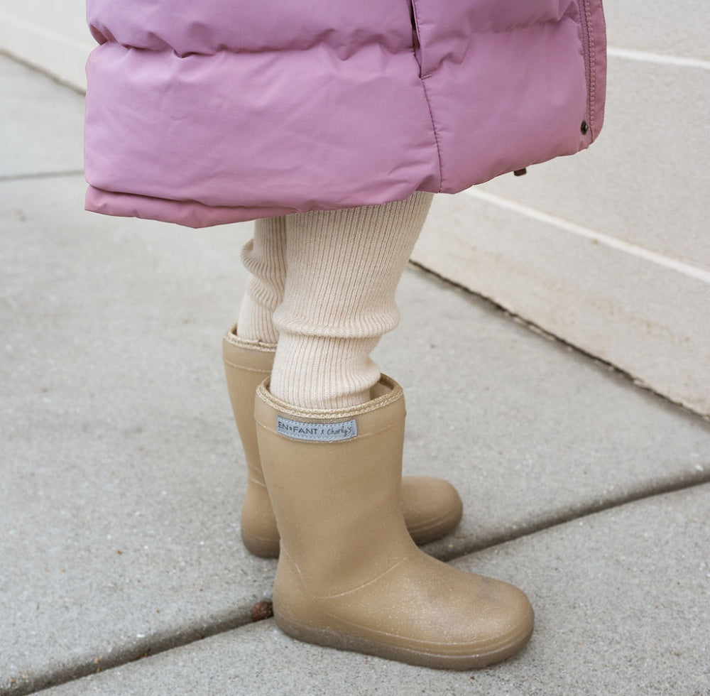 Winterjas lavender enfant