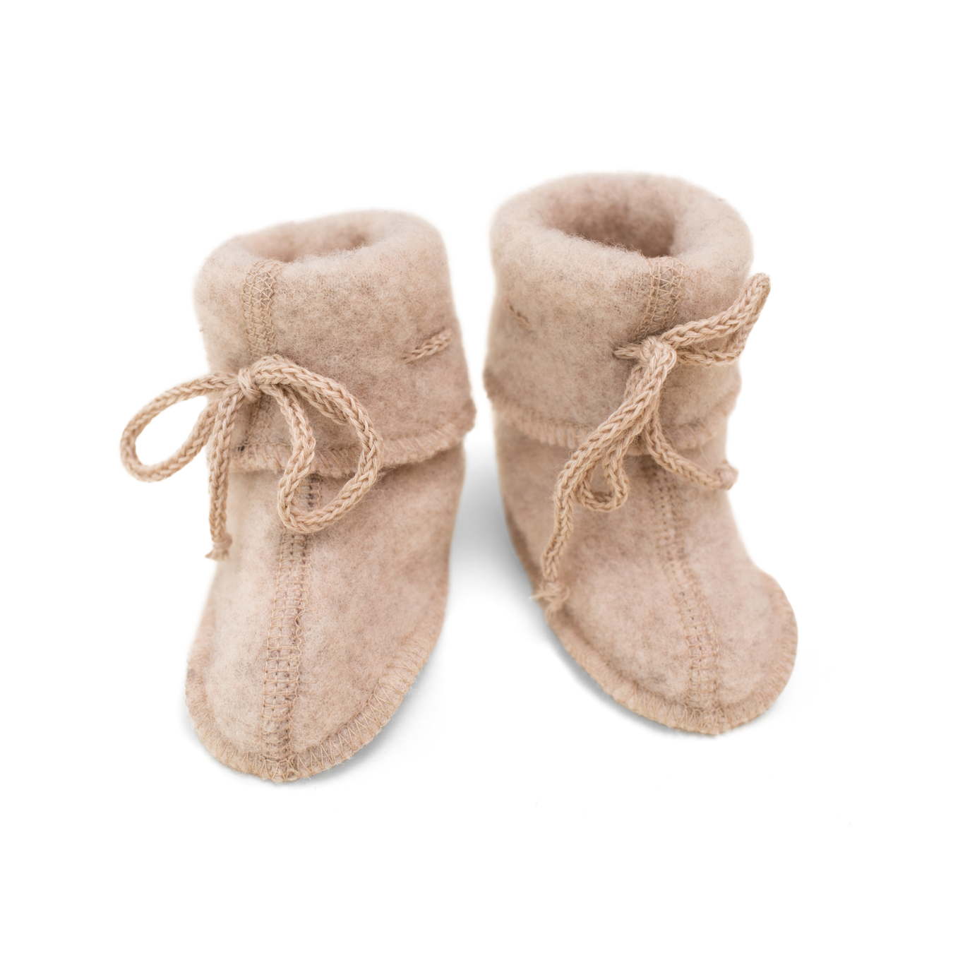 Wolfleece slofjes sand