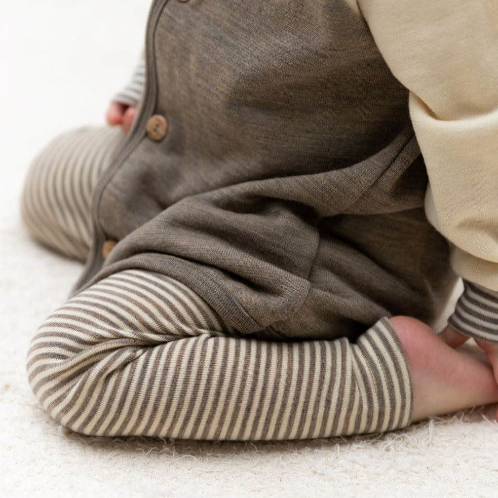 Wollen legging met strepen voor kinderen (baby's) van het merk Engel Natur.