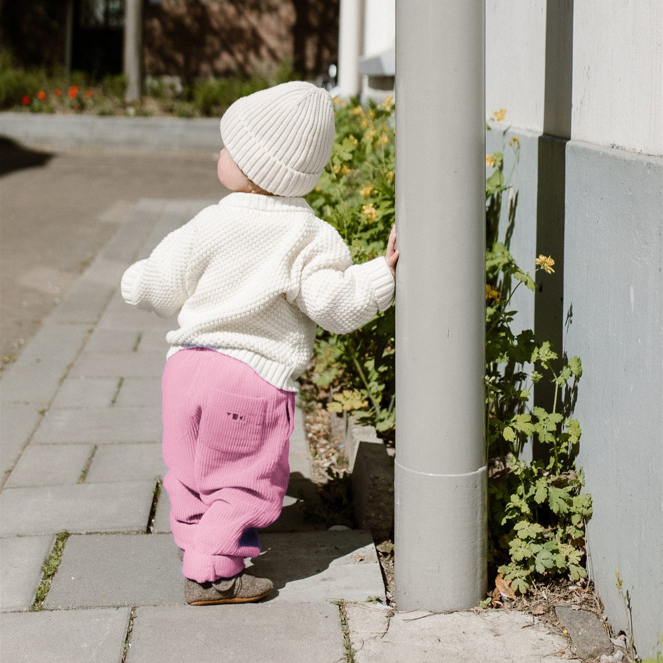 Yuki Trousers corduroy pink