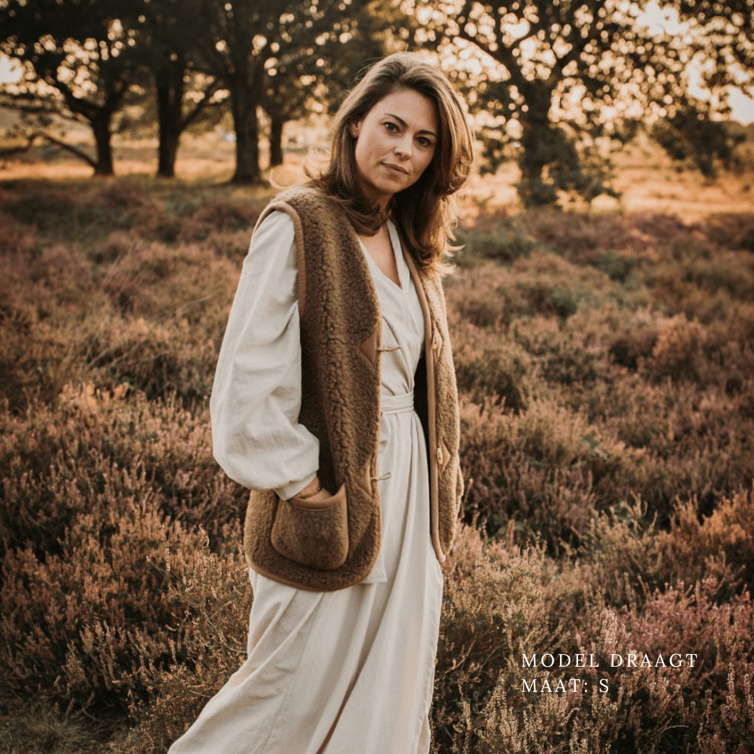 Adult bodywarmer bark - Charly's