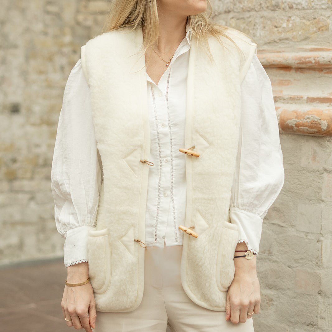 Adult bodywarmer naturel - Charly's