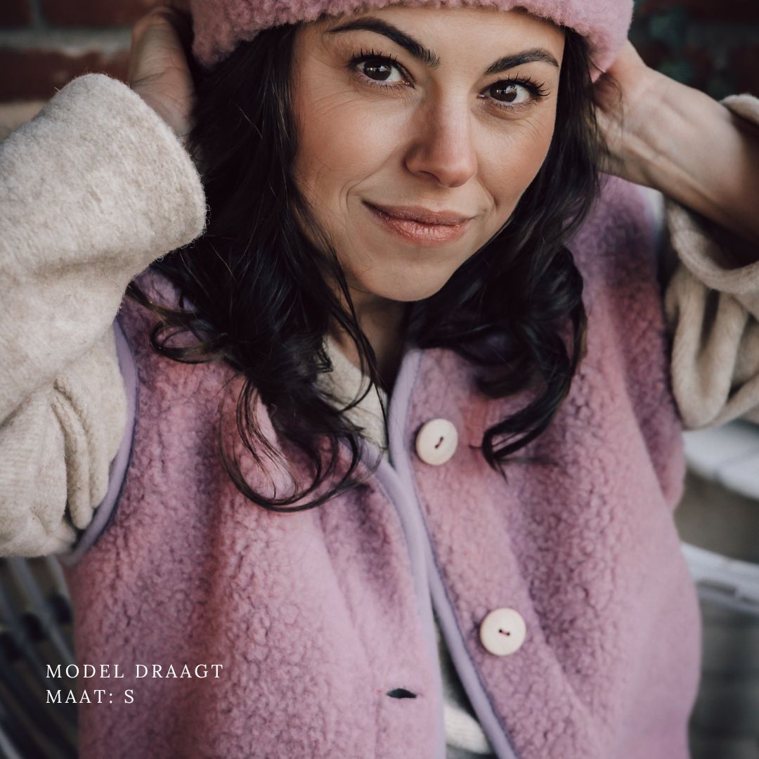 Adult bodywarmer pink po - Charly's